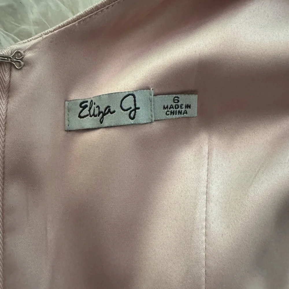 Eliza J Blush Embellished Dress - Picture 11 of 12
